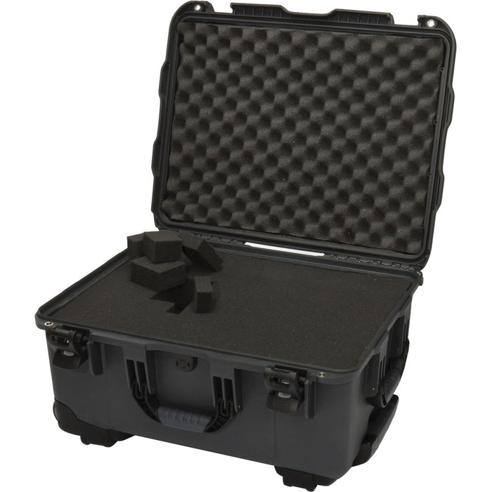 Nanuk 950 Protective Rolling Case with Foam Inserts - Graphite