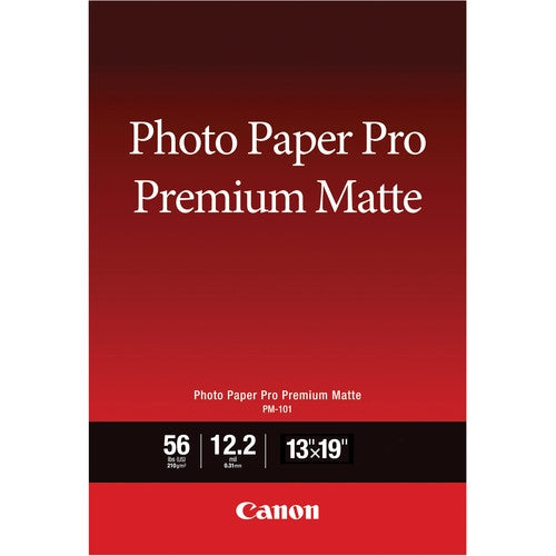 Canon PM-101 Photo Paper Pro Premium Matte 13 x 19", - 50 Sheets