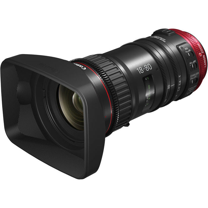 Canon CN-E 18-80mm T4.4 Compact-Servo Cinema Zoom - EF Mount Lens