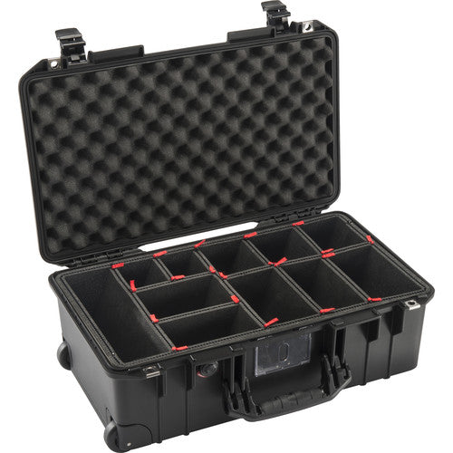 Pelican 1535AirTP Wheeled Carry-On Case - Black, with TrekPak Insert