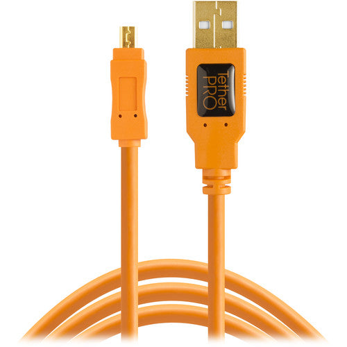 Tether Tools TetherPro USB 2.0 Type-A Male to Mini-B Male Cable