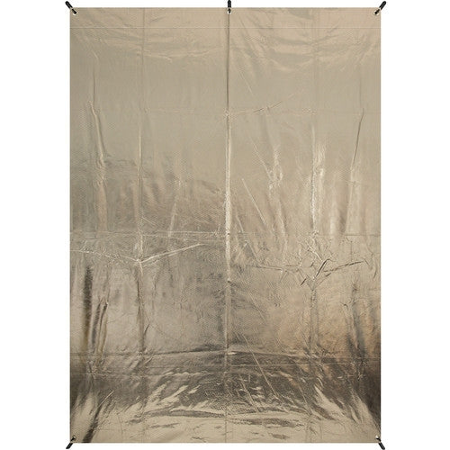 Westcott X-Drop 2-in-1 Sunlight/Silver Bounce Fabric (5' x 7')