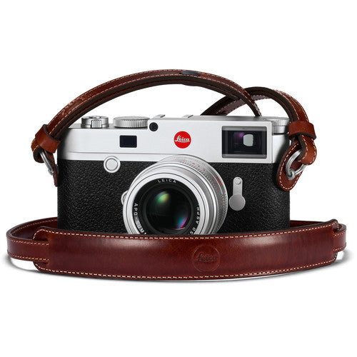 Leica Leather Carrying Strap - Vintage Brown