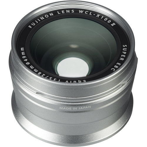 Fujifilm WCL-X100 II Wide Conversion Lens - Silver