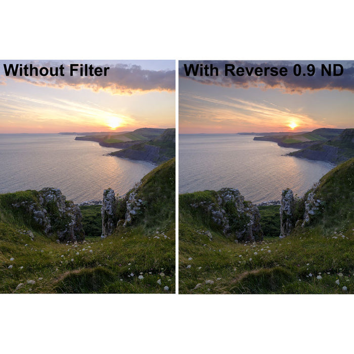 LEE Filters 100x150mm Reverse-Graduated 0.9 Filter - 3 Stops