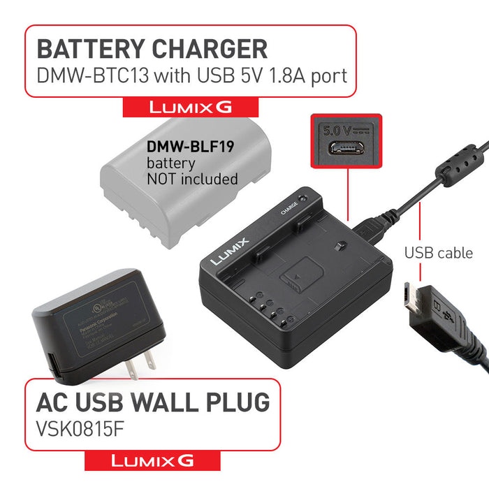 Panasonic DMW-BTC13 Battery Charger