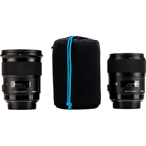 Tenba Soft Neoprene Lens Pouch (Black, 5 x 3.5")