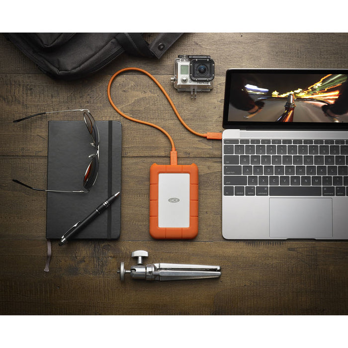 LaCie 5TB Rugged USB 3.0 Type-C External Hard Drive