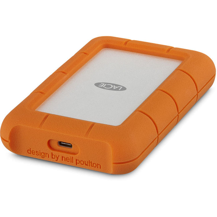 LaCie 5TB Rugged USB 3.0 Type-C External Hard Drive