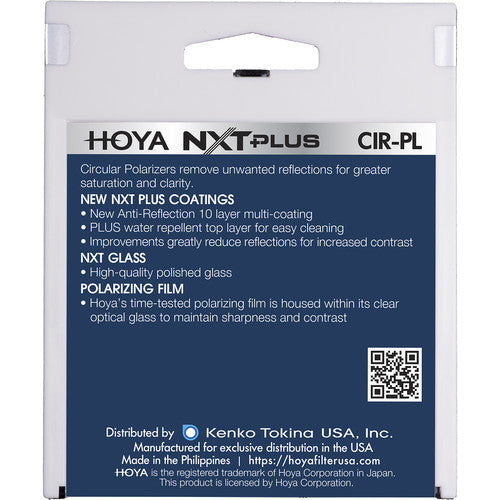 Hoya NXT Plus Circular Polarizer Filter - 67mm