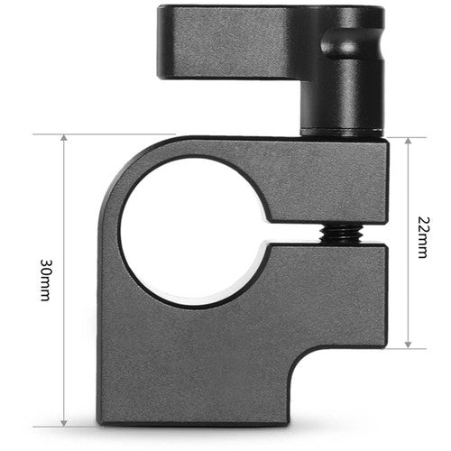 SmallRig Single 15mm Rod Clamp with Two 1/4"-20 Threads