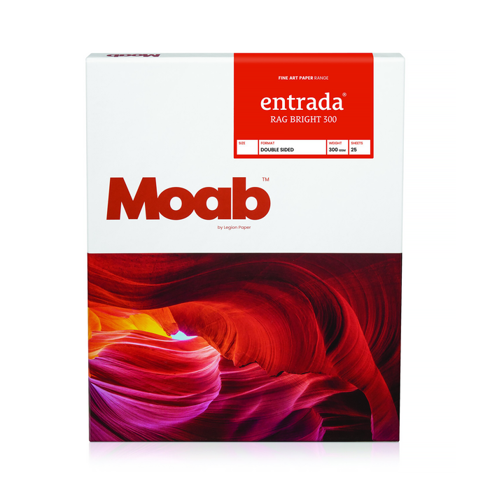 Moab Entrada Rag Bright 300, 13" x 19" - 25 Sheets