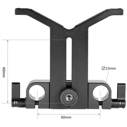 SmallRig Universal Lens Support with 15mm LWS Rod Clamp
