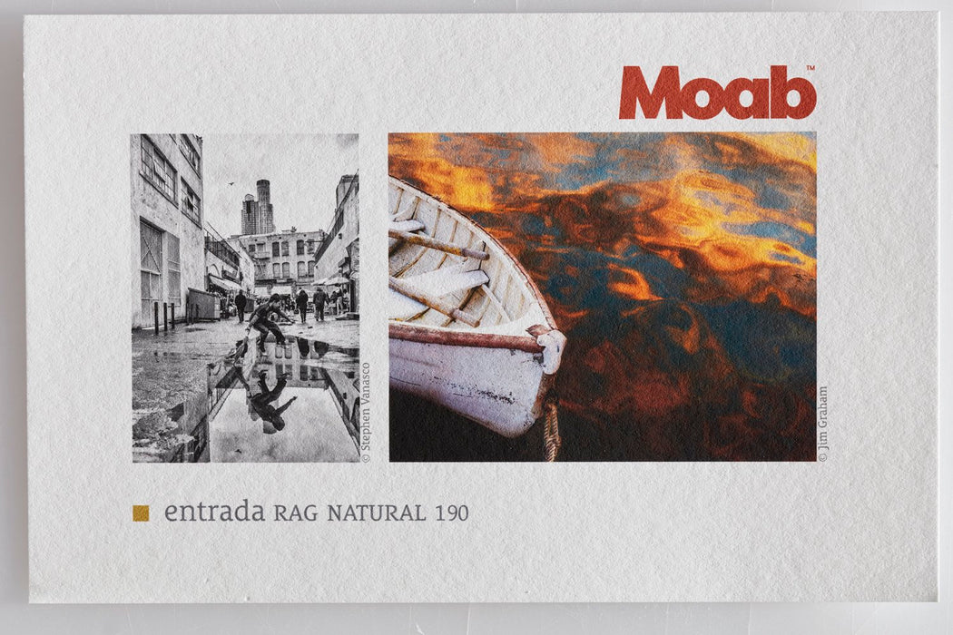 Moab Entrada Rag Natural 190, 4" x 6" - 50 Sheets