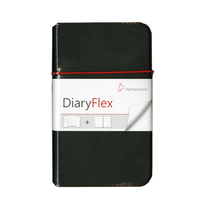 Hahnemühle DiaryFlex Book with 160 Plain Pages - Black Cover, 7.5 x 4.5"