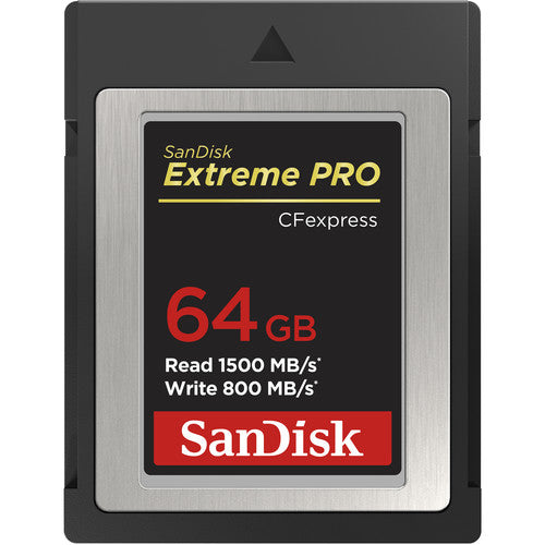 SanDisk 64GB Extreme Pro CFexpress Card Type B Memory Card