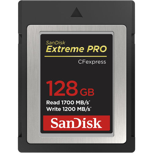 til rester ildsted SanDisk 128GB Extreme PRO CFexpress Card Type B — Glazer's Camera