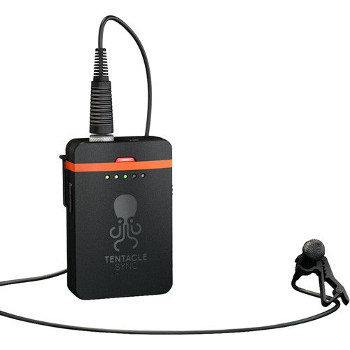 Tentacle Sync TRACK E Pocket Audio Recorder with Lavalier Mic and Timecode Support