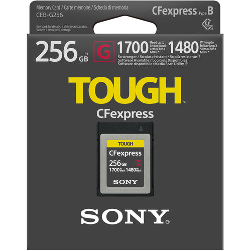 Sony CFexpress Type B TOUGH Memory Card - 256GB