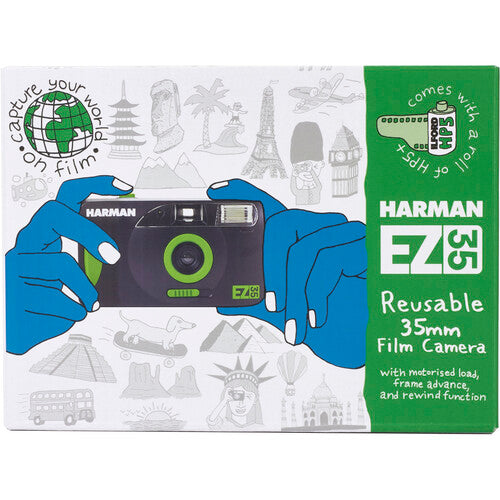 Harman EZ-35 Reusable 35mm Film Camera with One Roll of Film