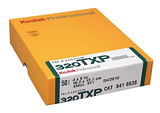 Kodak Professional TRI-X 320 Black & White Negative - 4x5