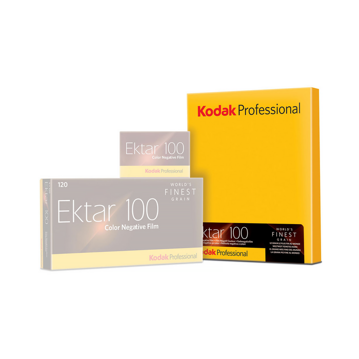 Kodak Professional Ektar 100 Color Negative - 4 x 5" Film, 10 Sheets
