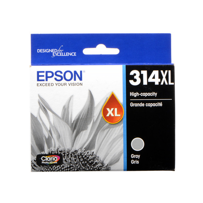 Epson 314XL Claria Photo HD Grey Ink Cartridge for select Expression Printers