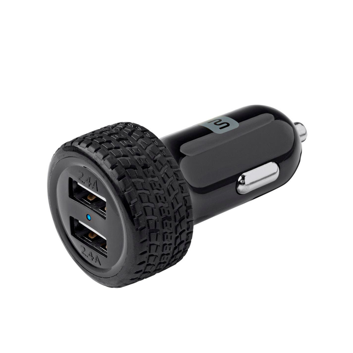 Monoprice Select Plus USB Car Charger, 2-Port, 4.8A Output for iPhone, Android, and Galaxy Devices