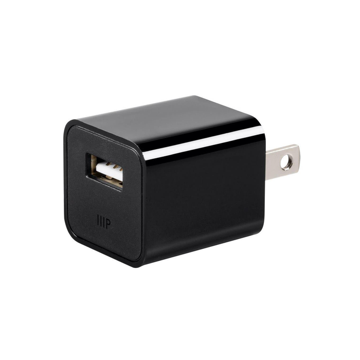 Monoprice Generic USB Compact Wall Charger, 1-Port, 1A Output for iPhone, Android, and Galaxy Devices
