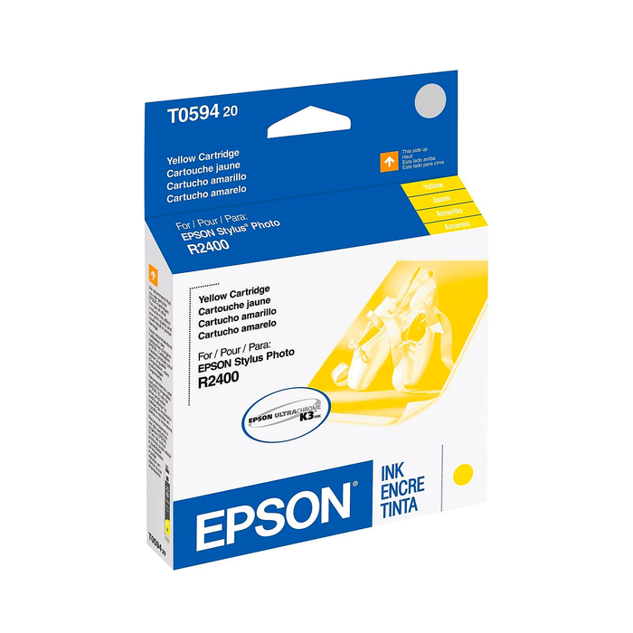 Epson T059 UltraChrome K3 Yellow Ink Cartridge for Stylus R2400 Printer