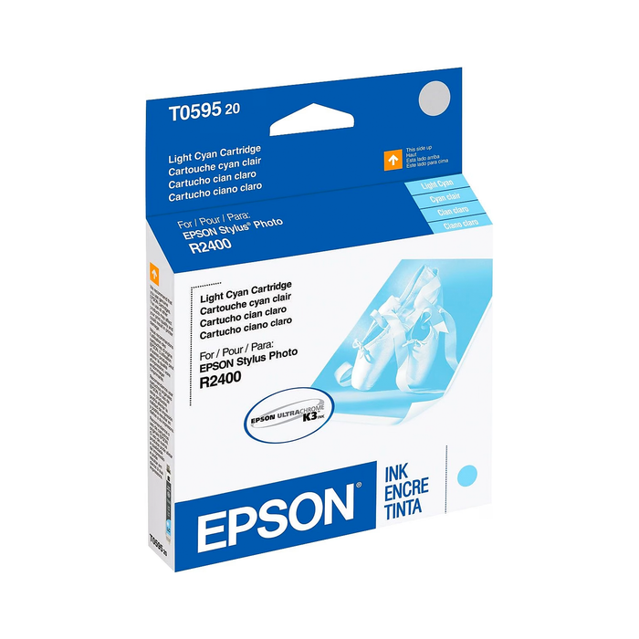 Epson T059 UltraChrome K3 Light Cyan Ink Cartridge for Stylus R2400 Printer
