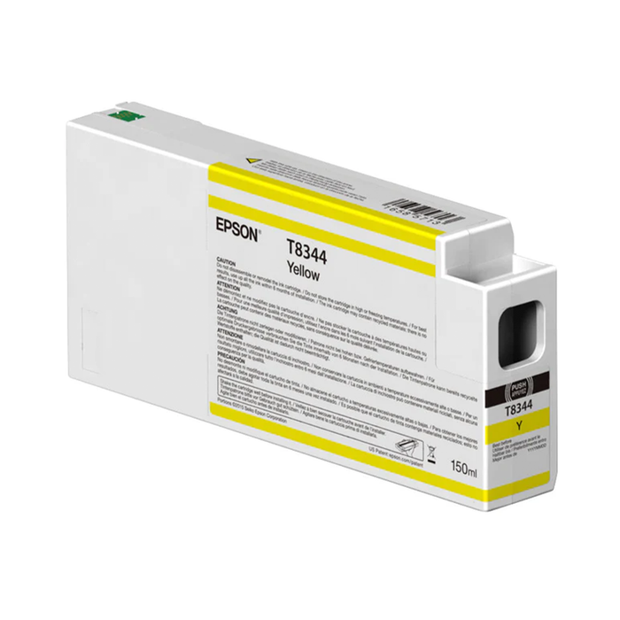 Epson T834400 UltraChrome HD Yellow Ink Cartridge for Select SureColor P-Series Printers - 150mL