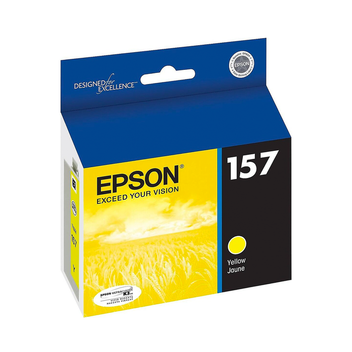 Epson 157 UltraChrome Yellow Ink Cartridge for Stylus R3000 Printer