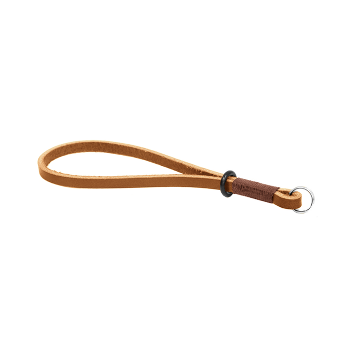Gordy's Lug-Mount Leather Camera Wrist Strap, Long - Light Brown/Brown