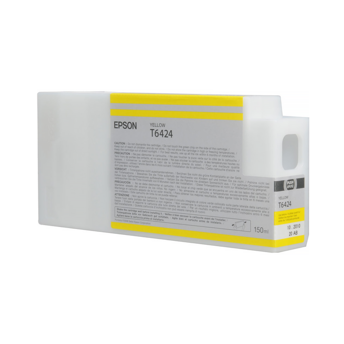 Epson T642400 UltraChrome HDR Yellow Ink Cartridge for Select Stylus Pro Printers - 150mL