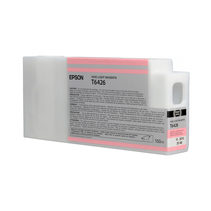 Epson T642600 UltraChrome HDR Vivid Light Magenta Ink Cartridge for Select Stylus Pro Printers - 150mL