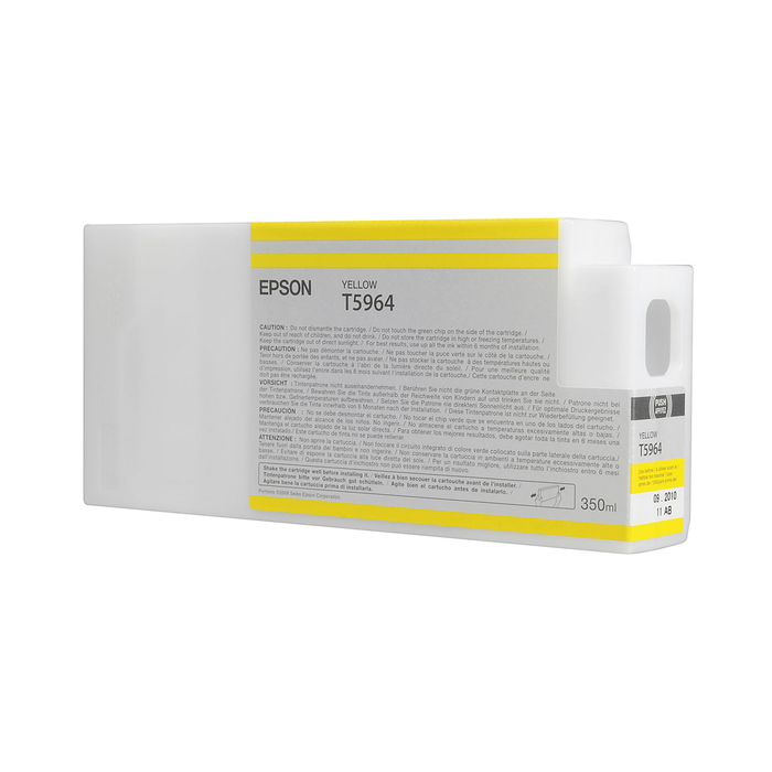 Epson T596400 UltraChrome HDR Yellow Ink Cartridge for Select Stylus Pro Printers - 350mL