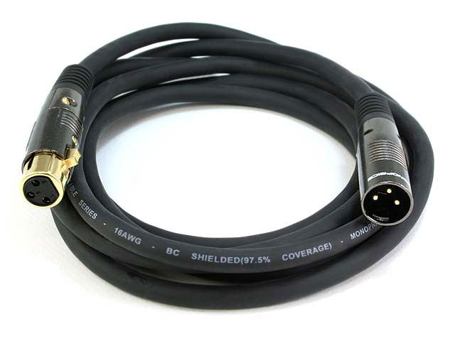 Monoprice XLR Male-Female 10ft Cable 4752