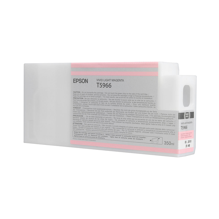 Epson T596600 UltraChrome HDR Vivid Light Magenta Ink Cartridge for Select Stylus Pro Printers - 350mL