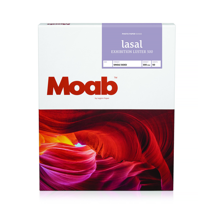 Moab Lasal Exhibition Luster 300, 8.5" x 11" - 50 Sheets