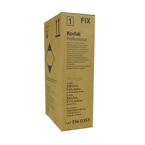 Kodak Rapid Fixer, Solutions A & B for Black & White Film & Paper - Makes 1 Gallon for Film/ 2 Gallons for Paper
