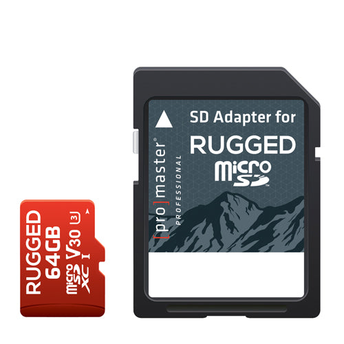 ProMaster 64GB Rugged Micro SDXC Memory Card