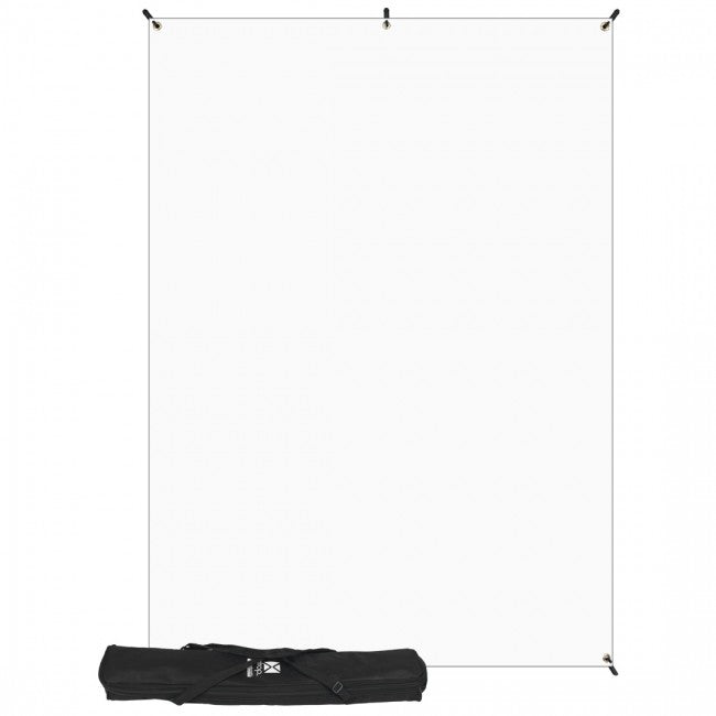 Westcott X-Drop 5'x7' Solid White Backdrop Kit 577K