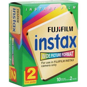 Fujifilm Instax Wide Color Instant Film - 20 Exposures