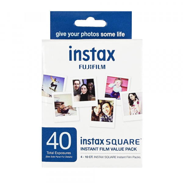 Fujifilm Instax Square Color Instant Film, Value Pack - 40 Exposures