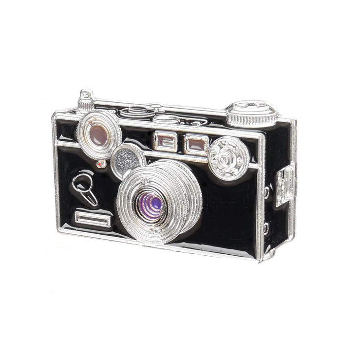 Brick Camera with Purple Lens Pin