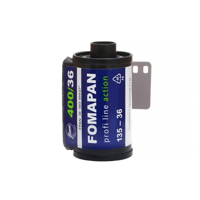 Foma Fomapan 400 Action Black & White Negative - 35mm Film, 36 Exposures, Single Roll