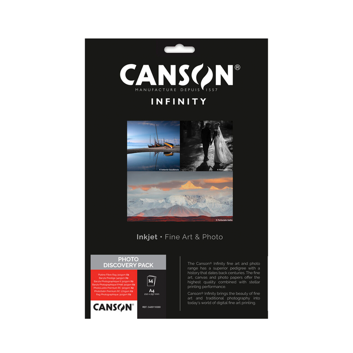 Canson Infinity Photo Discovery Pack 8.5" x 11" - 14 Sheets
