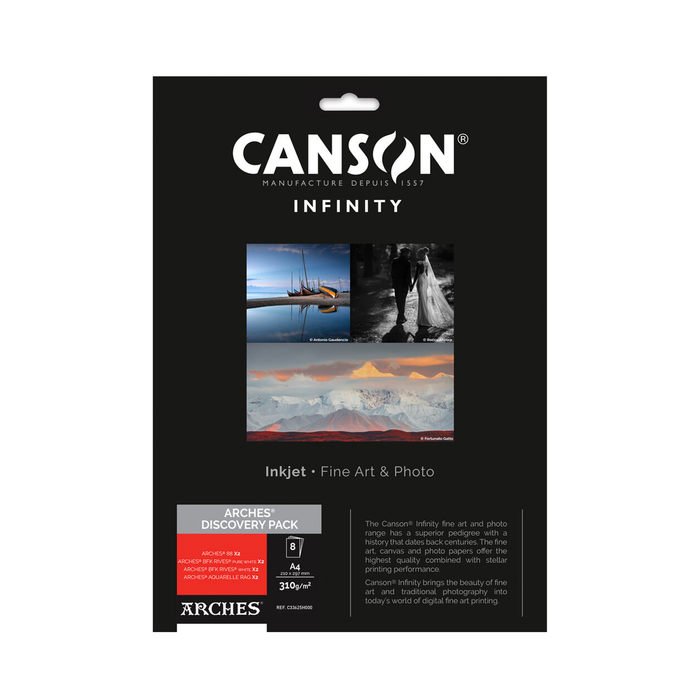 Canson Infinity ARCHES Discovery Pack 8.5" x 11" - 8 Sheets