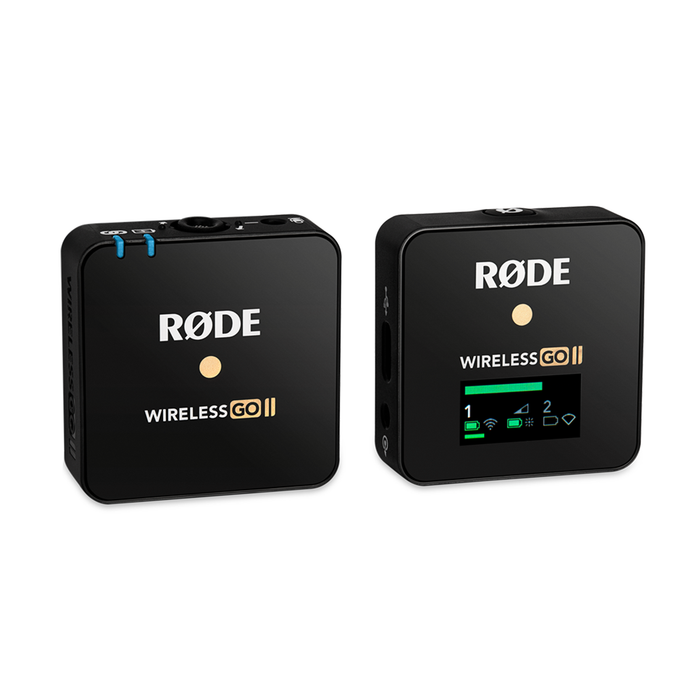 Rode Wireless GO II Single Channel Wireless Microphone System, Black